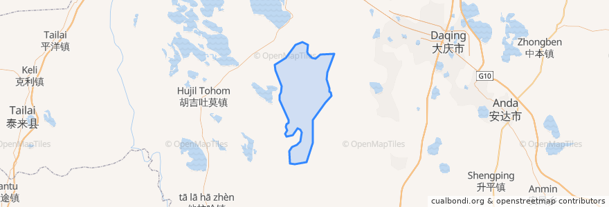 Mapa de ubicacion de 绿色草原牧场.