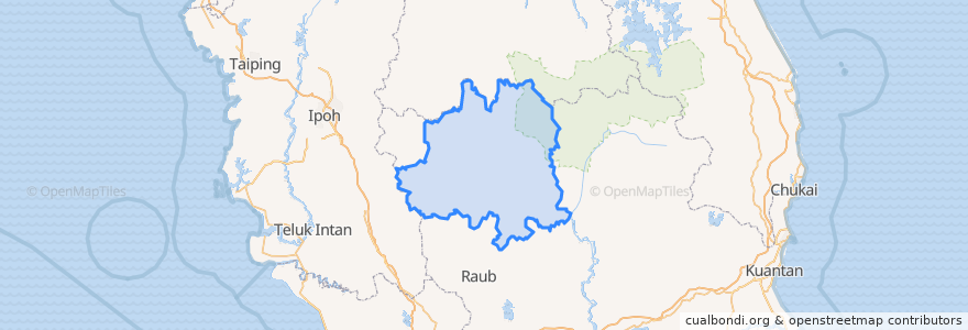 Mapa de ubicacion de بخش لیپیس.