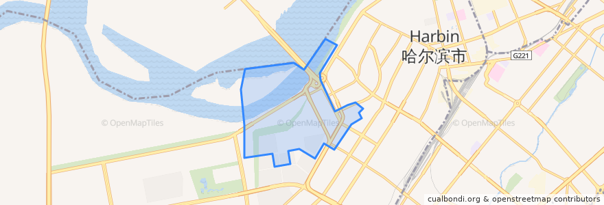 Mapa de ubicacion de 正阳河街道.