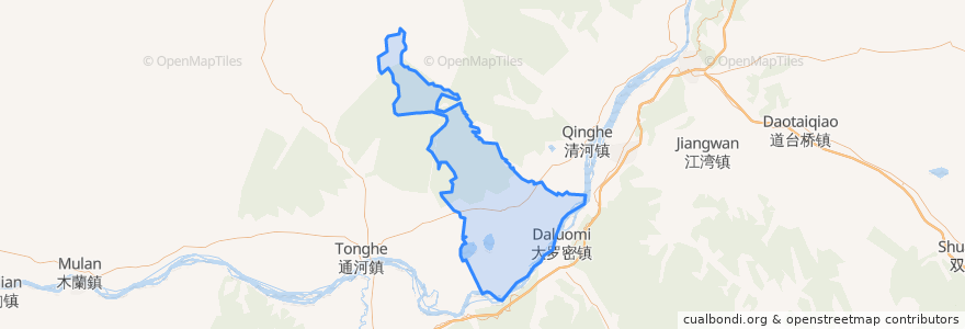 Mapa de ubicacion de Сяншунь.