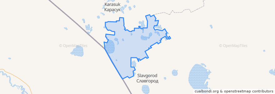 Mapa de ubicacion de Burlinsky District.