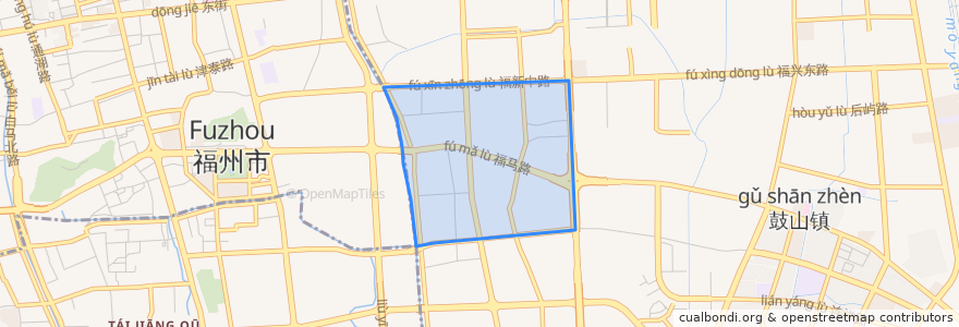 Mapa de ubicacion de 王庄街道.