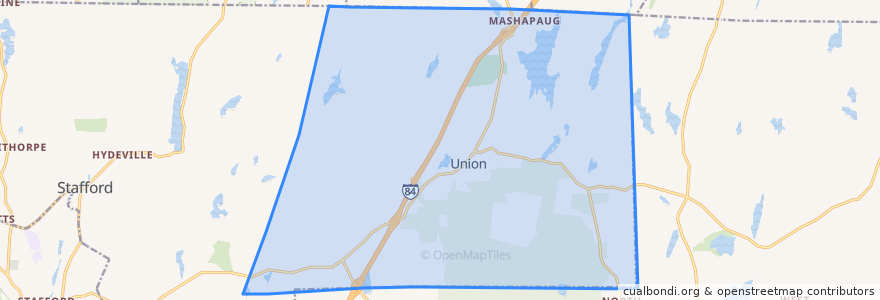 Mapa de ubicacion de Union.