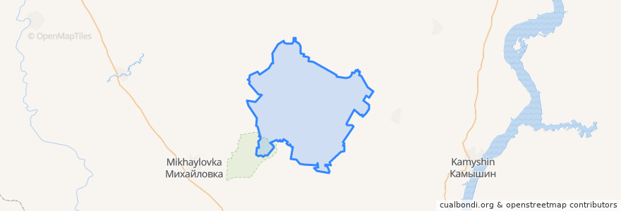 Mapa de ubicacion de Danilovsky District.