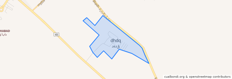 Mapa de ubicacion de ِDehdaq.