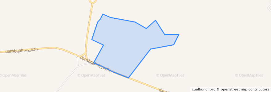 Mapa de ubicacion de Quziabad.