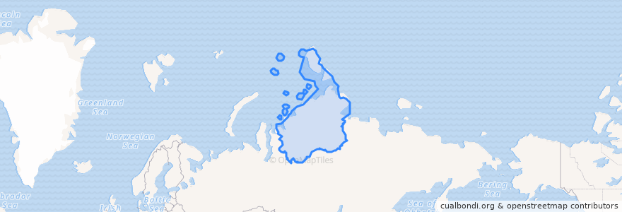 Mapa de ubicacion de タイミール・ドルガン=ネネツ地区.