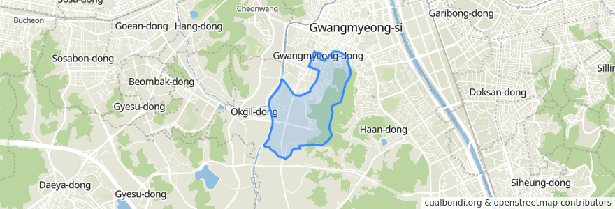 Mapa de ubicacion de 光明7洞.