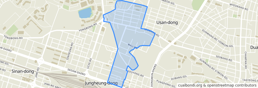 Mapa de ubicacion de 中興3洞.