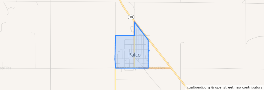 Mapa de ubicacion de Palco.