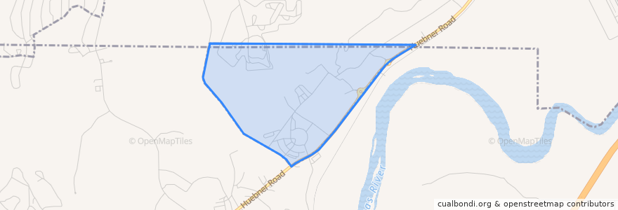 Mapa de ubicacion de Fort Riley-Camp Whiteside.