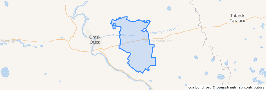 Mapa de ubicacion de コルミロフカ地区.