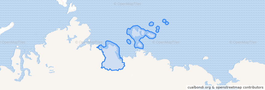 Mapa de ubicacion de Bulunski ulus.