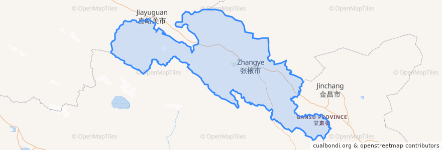 Mapa de ubicacion de ژانگیه.