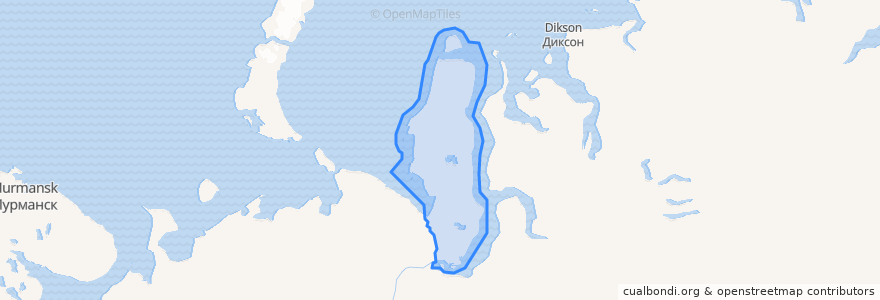 Mapa de ubicacion de Yamalsky Rayon.