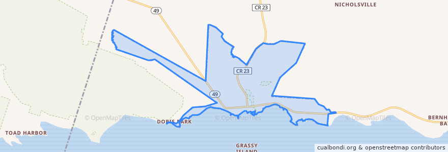 Mapa de ubicacion de Constantia.