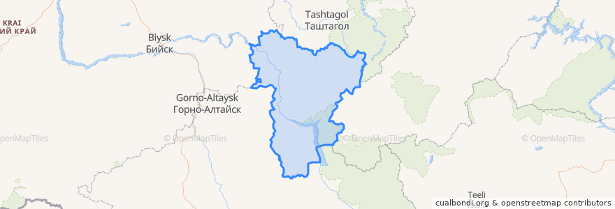 Mapa de ubicacion de Turochaksky Rayon.