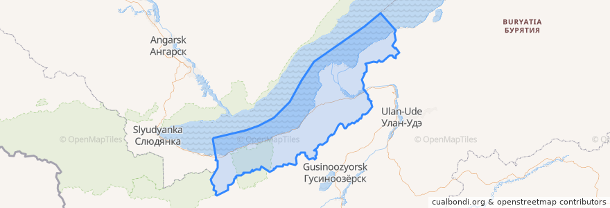 Mapa de ubicacion de Kabansky District.