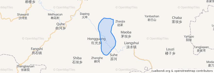 Mapa de ubicacion de 关庄镇.