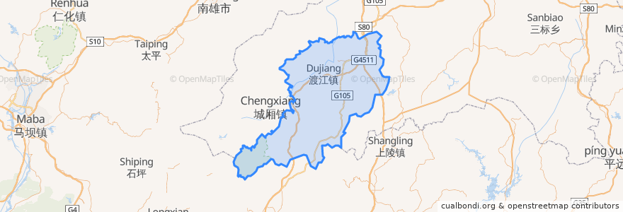 Mapa de ubicacion de 룽난시.