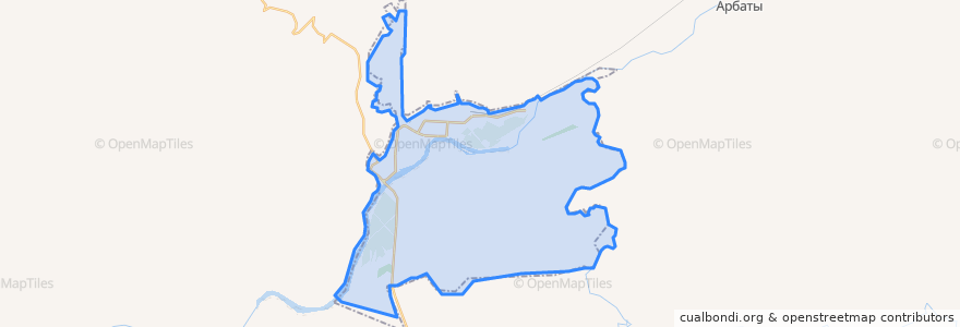 Mapa de ubicacion de Abaza.