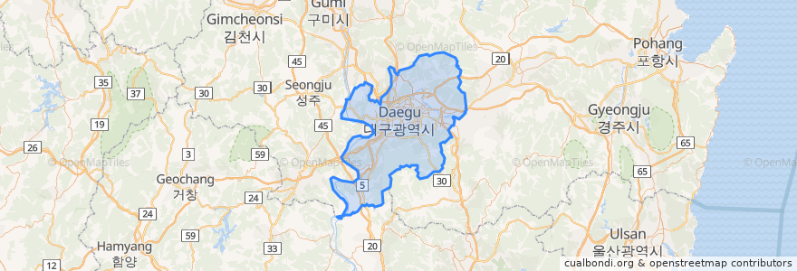 Mapa de ubicacion de دائجو.