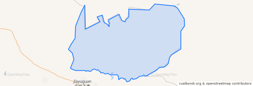 Mapa de ubicacion de Jinta County.