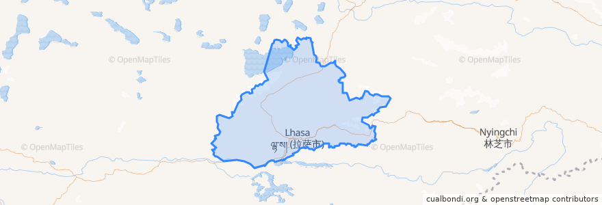 Mapa de ubicacion de 라싸시.