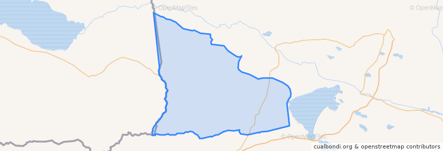 Mapa de ubicacion de 吉木乃县 جەمەنەي اۋدانى.
