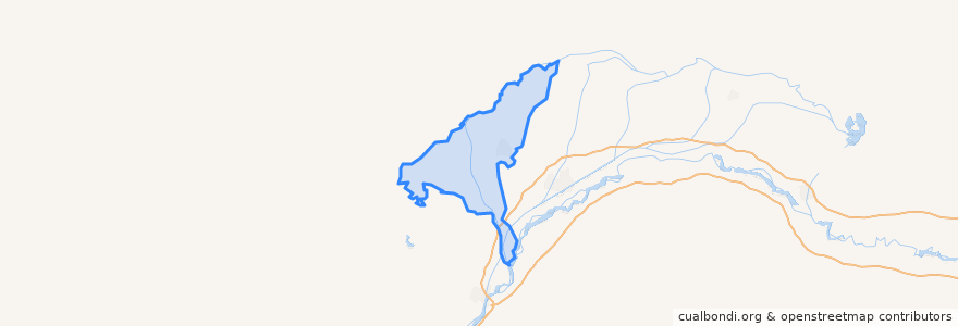 Mapa de ubicacion de 杭锦后旗 ᠬᠠᠩᠭᠢᠨ ᠬᠣᠶᠢᠲᠤ ᠬᠣᠰᠢᠭᠤ.