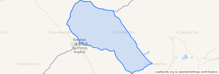 Mapa de ubicacion de 苏尼特左旗 ᠰᠥᠨᠡᠳ ᠵᠡᠭᠦᠨ ᠬᠣᠰᠢᠭᠤ.