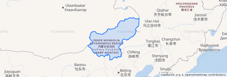 Mapa de ubicacion de シリンゴル盟.