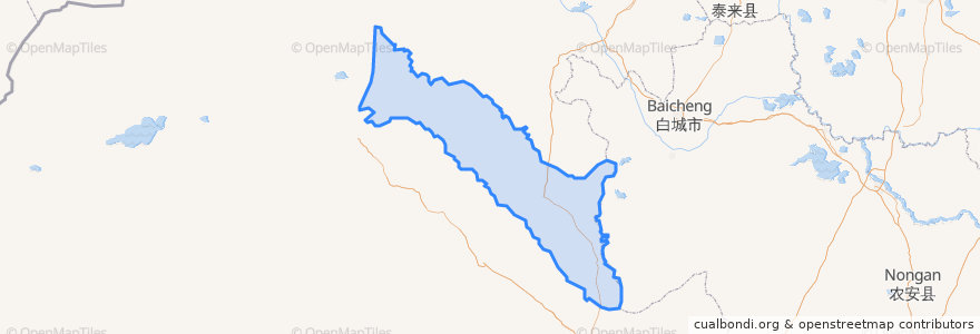 Mapa de ubicacion de Horqin Right Middle Banner.