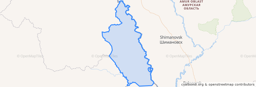 Mapa de ubicacion de Huma County.
