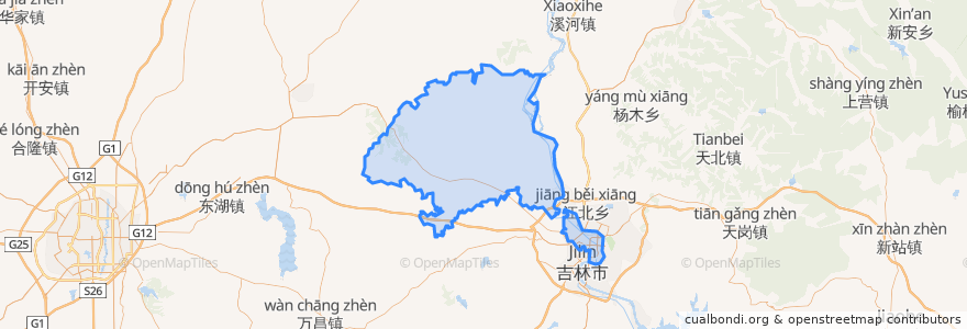 Mapa de ubicacion de Changyi District.