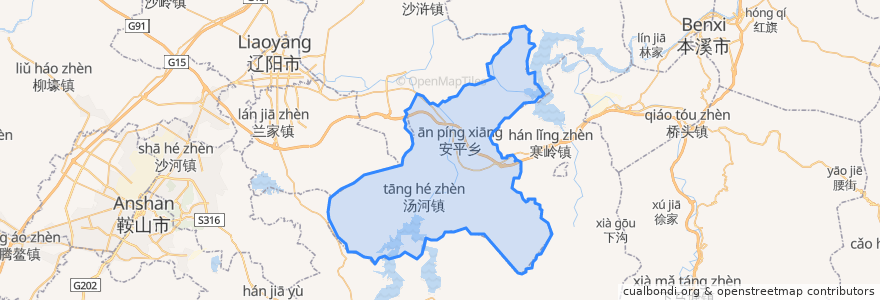 Mapa de ubicacion de 궁창링구.