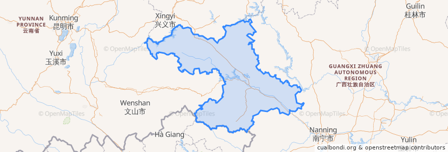 Mapa de ubicacion de Baise.