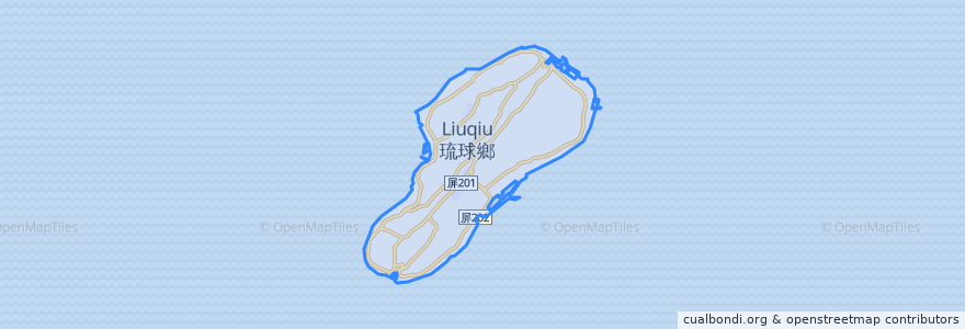 Mapa de ubicacion de 류추 향.