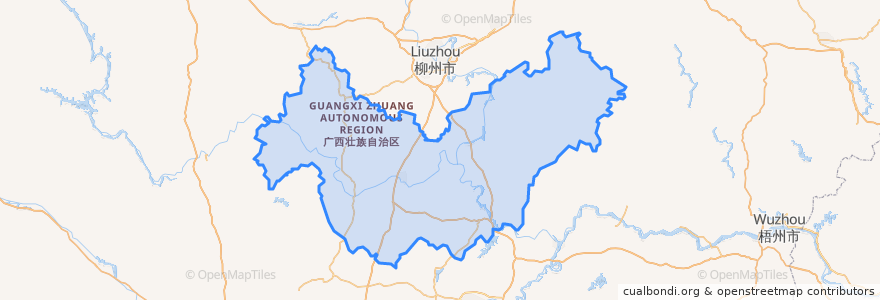 Mapa de ubicacion de لايبين.