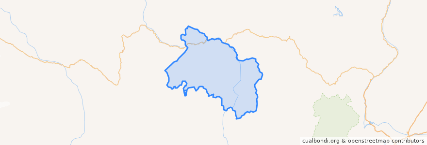 Mapa de ubicacion de 金川县 ཆུ་ཆེན་རྫོང།.