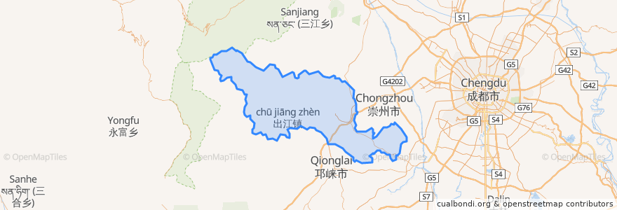 Mapa de ubicacion de Dayi County.