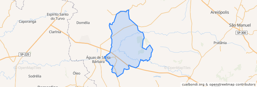 Mapa de ubicacion de Iaras.