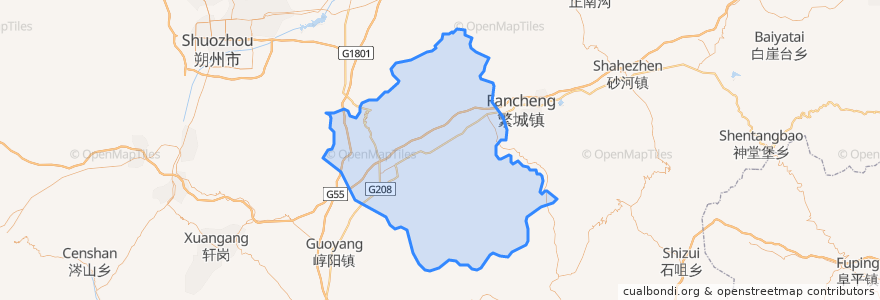 Mapa de ubicacion de Dai.