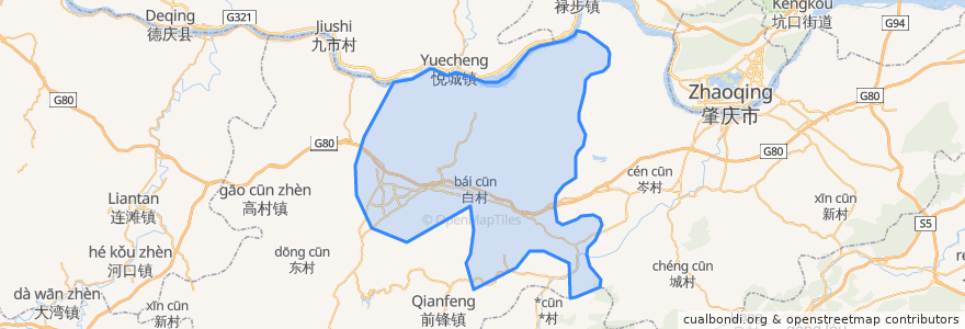Mapa de ubicacion de ناحیه یونچنگ.