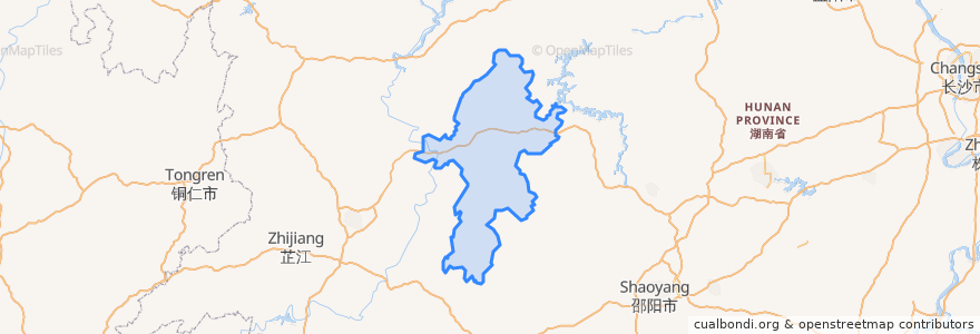 Mapa de ubicacion de ジョ浦県.