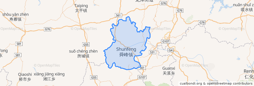 Mapa de ubicacion de 临武县.