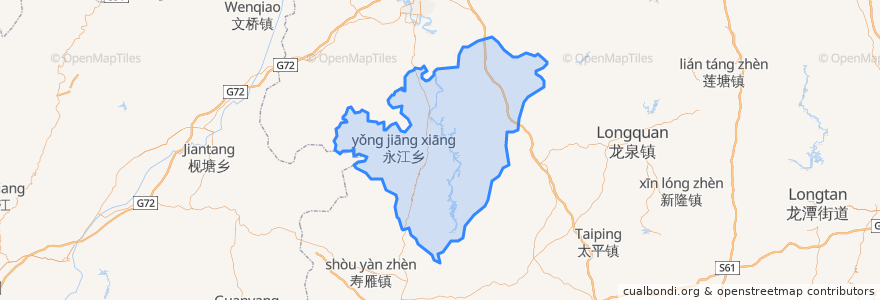 Mapa de ubicacion de 솽파이현.