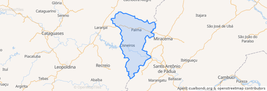Mapa de ubicacion de Palma.
