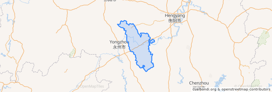 Mapa de ubicacion de 치양현.