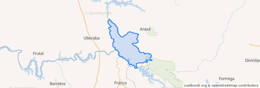 Mapa de ubicacion de Sacramento.